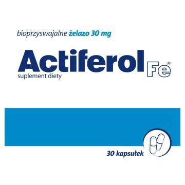 Actiferol Fe, 30 mg, kapsułki otwierane, 30 szt.