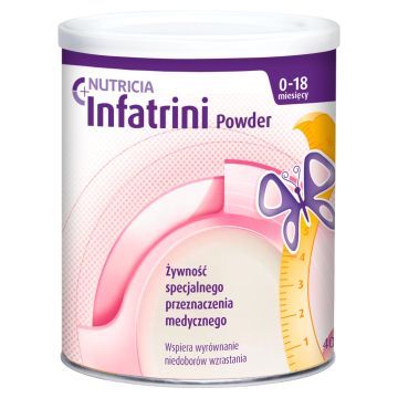 Infatrini Powder, preparat odżywczy dla niemowląt, proszek, 400 g