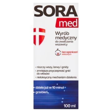 Sora Med, płyn do zwalczania wszawicy, 100 ml