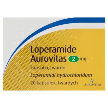 Loperamide Aurovitas, 2 mg, kapsułki twarde, 20 szt.