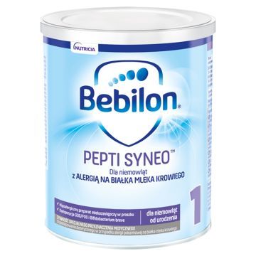 Bebilon Pepti Syneo 1, żywność specjalnego przeznaczenia medycznego dla niemowląt od urodzenia, 400 g