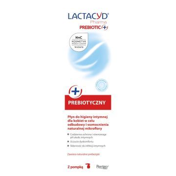 Lactacyd Pharma Prebiotic +, prebiotyczny płyn do higieny intymnej, 250 ml
