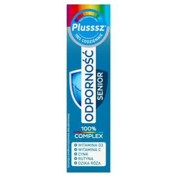 Plusssz Odporność Senior 100% Complex, tabletki musujące, 20 szt.