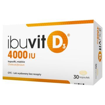 Ibuvit D3 4000 IU, 4000 IU, kapsułki miękkie, 30 szt.