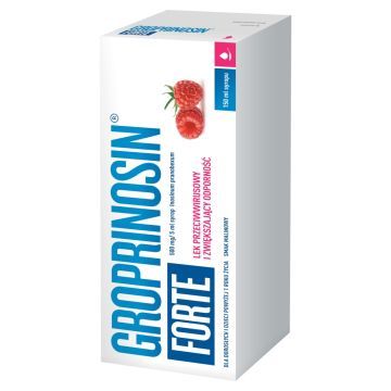 Groprinosin Forte, 500 mg/5 ml, syrop, 150 ml