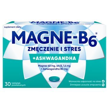 Magne-B6 Zmęczenie i stres, tabletki powlekane, 30 szt.