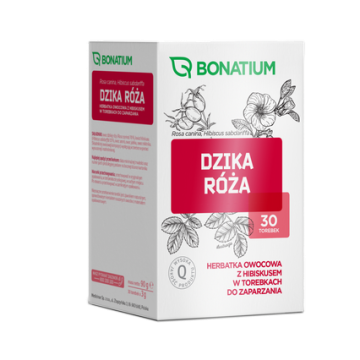 Bonatium Dzika róża, herbatka owocowa z hibiskusem 30szt