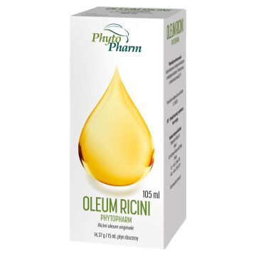 Oleum Ricini, płyn doustny, (Phytopharm), 105 ml