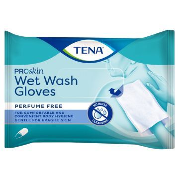 Tena Wet Wash Gloves Proskin, myjki, nawilz., 8 szt
