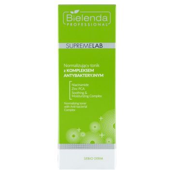 Bielenda Professional SupremeLab, Normalizujący tonik z kompleksem antybakteryjnym, 200 ml