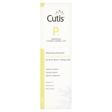 Cutis P, szamp., p/łupież.,konopny+CBD, 150 ml
