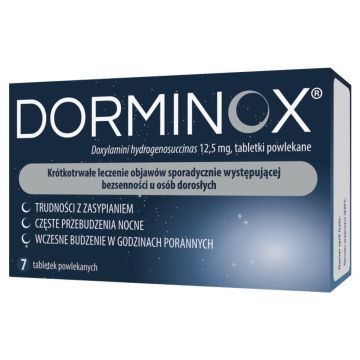Dorminox, 12,5 mg, tabletki powlekane, 7 szt.
