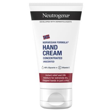 Neutrogena Formuła Norweska, skoncetrowany, bezzapachowy krem do rąk, 75 ml