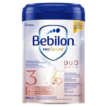 Bebilon PROfutura DUOBIOTIK 3, formuła na bazie mleka po 1. roku życia, 800 g