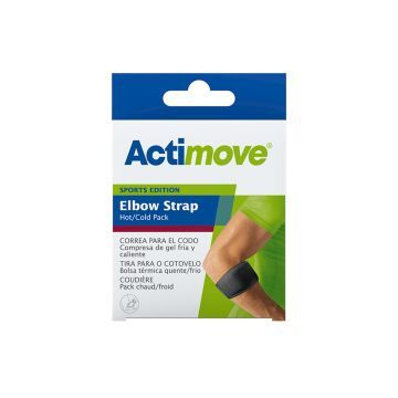 Actimove SE Elbow Strap, opaska na łokieć z kompresem żelowym, kolor czarny, 1 szt.