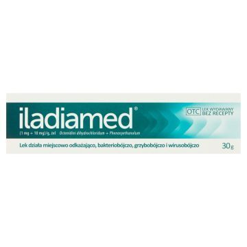 Iladiamed, (1 mg+10 mg)/g, żel, 30 g