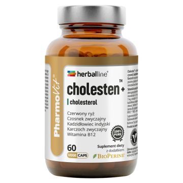 Cholesten+ cholesterol Herballine Pharmovit, kaps., 60 szt