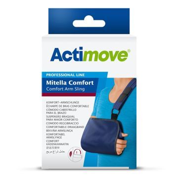 Actimove PL Mitella Comfort Arm Sling, temblak, niebieski, rozmiar S, 1 szt.