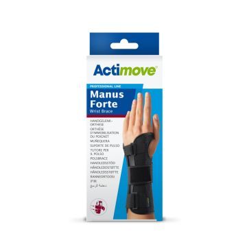 Actimove PL Manus Forte Wrist Brace, orteza prawego nadgarstka, rozmiar XS, 1 szt.