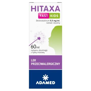 Hitaxa Fast Kids, 0,5 mg, roztw.doustny, 60 ml