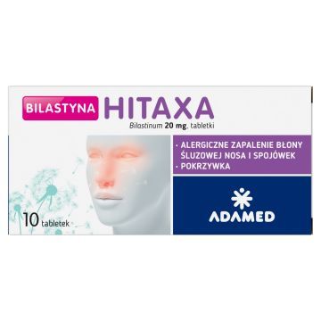 Bilastyna Hitaxa, 20 mg, tabl., 10 szt