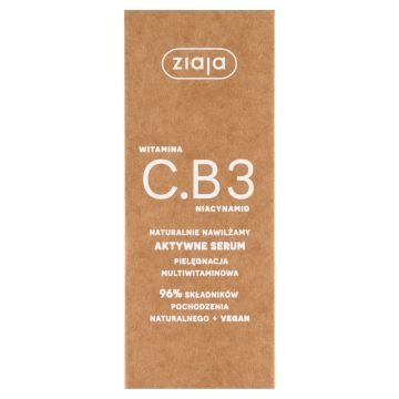 Ziaja Witamina C.B3 Niacynamid, aktywne serum, 30 ml
