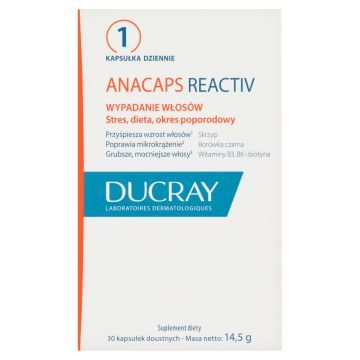 Ducray Anacaps Reactiv, kaps.,30szt