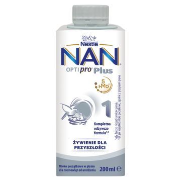 Mleko Nan Optipro Plus 1 HM-0, plyn, 200ml