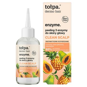 Tołpa Dermo Hair Enzyme Clean Scalp, Peeling 3 enzymy do skóry głowy, 100 ml