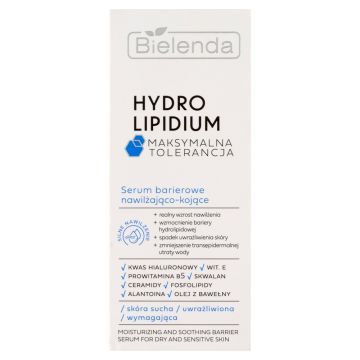 Bielenda Hydro Lipidium, Serum barierowe nawilżająco-kojące, 30 ml