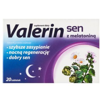 Valerin Sen z melatonina, tabl., 20 szt