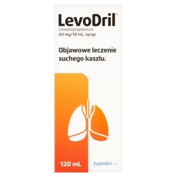 LevoDril, 60 mg/10 ml, syrop, 120 ml