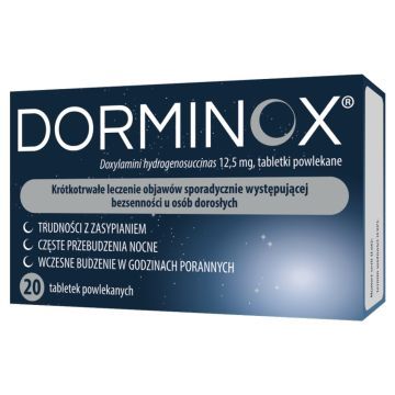 Dorminox, 12,5 mg, tabl.powl., 20 szt