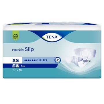 Tena Slip ProSkin, pieluchomajtki, plus, XS, 30 szt,(710473)