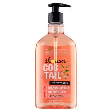 Bielenda Shower Coctail, Żel pod prysznic brzoskwinia kombucha, 400 ml