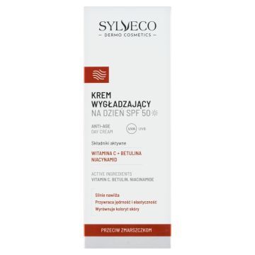 Sylveco Krem wygładzający na dzień SPF 50, 50 ml