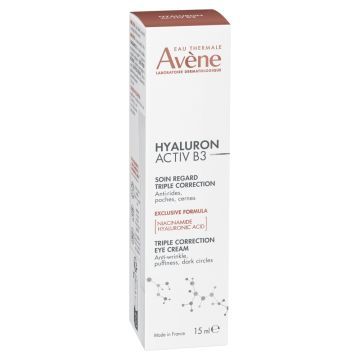 Avene Eau Therm.Hyal.Active B3,krem,pod oczy,potrój.koryg,15ml