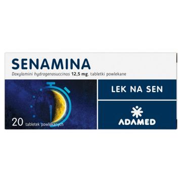 Senamina, 12,5 mg, tabletki powlekane, 20 szt