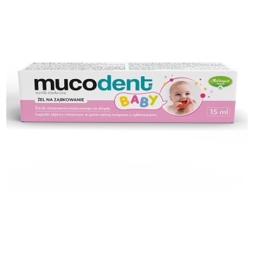 Mucodent Baby, żel, na ząbkowanie, 15 ml
