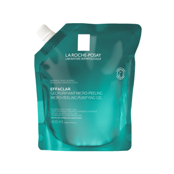 La Roche-Posay Effaclar Micro-peeling, żel oczyszczający, 400 ml, refill