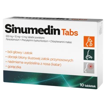 Sinumedin Tabs, tabl.powl., 10 szt