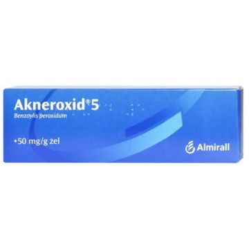 Akneroxid 5, 50 mg/g, żel, 50 g