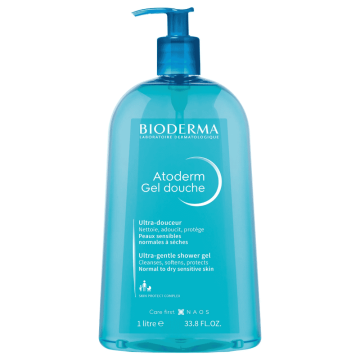 Bioderma Atoderm, żel, pod prysznic i do kąpieli, 1000 ml