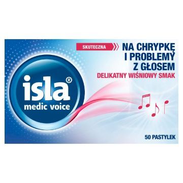 Isla medic voice, pastyl.do ssania, 50 szt