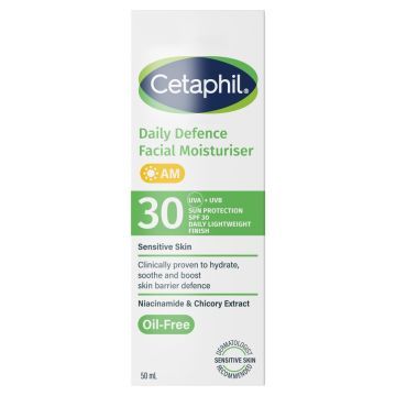 Cetaphil Daily Defence, krem nawilżający na dzień z SPF 30, 50 ml