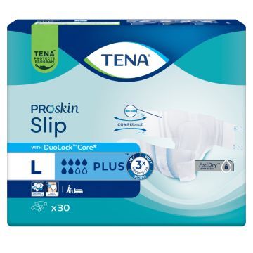 Tena Slip ProSkin, piel-m, plus, L,, 30 szt.,(710703)