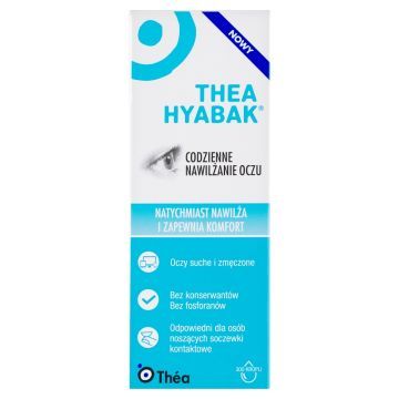 TheaHyabak, krople do oczu, nawilżające, 10 ml