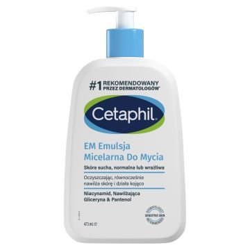 Cetaphil EM, emulsja micelarna do mycia, 473 ml