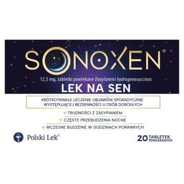 Sonoxen, 12,5 mg, tabl.powl., 20 szt