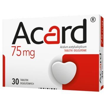 Acard, 75 mg, tabletki dojelitowe, 30 szt.